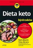 Dieta keto dla bystrzaków. Autor: Abrams Rami  Abrams Vicky. Dadada.pl Okładka książki Dieta keto dla bystrzaków