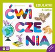 Edulatki. Ćwiczenia 4-latka. Autor: Katarzyna Borecka. Dadada.pl Okładka książki Edulatki. Ćwiczenia 4-latka