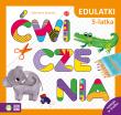 Edulatki. Ćwiczenia 5-latka. Autor: Katarzyna Borecka. Dadada.pl Okładka książki Edulatki. Ćwiczenia 5-latka