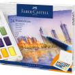 Opakowanie Farby akwarelowe Faber-Castell w kostkach 24 kolory
