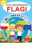 Flagi. Kolorowanka. Autor: KATARZYNA RATAJSZCZAK. Dadada.pl Okładka książki Flagi. Kolorowanka