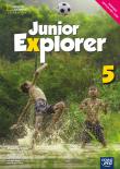 Język angielski Junior Explorer podręcznik dla klasy 5 szkoły podstawowej EDYCJA 2021-2023. Autor: Katarzyna Kłopska, Mrozik-Jadacka Marta. Dadada.pl Okładka książki Język angielski Junior Explorer podręcznik dla klasy 5 szkoły podstawowej EDYCJA 2021-2023