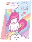 Opakowanie Koc polarowy Little Unicorn 150x100cm KL10510