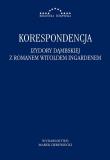 Okładka książki Korespondencja Izydory Dąmbskiej z R. Ingardenem