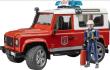 Opakowanie Land Rover Defender straż pożarna + strażak