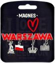 Opakowanie Magnes I love Poland Warszawa ILP-MAG-E-WAR-17
