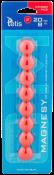 Opakowanie Magnesy do tablic czerwone gładkie 20mm/8