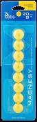 Opakowanie Magnesy do tablic Tetis żółte gładkie 20mm/8