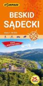 Mapa tur. - Beskid Sądecki 1:50 000. Autor: praca zbiorowa. Dadada.pl Okładka książki Mapa tur. - Beskid Sądecki 1:50 000