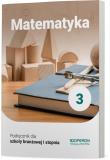 Matematyka Podręcznik 3 Szkoła branżowa 1 Stopnia. Autor: Anna Konstantynowicz i Adam Konstantynowicz, Pająk Małgorzata. Dadada.pl Okładka książki Matematyka Podręcznik 3 Szkoła branżowa 1 Stopnia