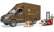 Opakowanie MB Sprinter UPS z figurką podnośnikiem + akcesoria