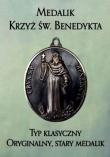 Okładka książki Medalik Krzyż św. Benedykta. Typ klasyczny