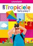 Nowi Tropiciele Czterolatek. Karty pracy cz.1 WSIP. Autor: Beata Gawrońska, Emilia Raczek. Dadada.pl Okładka książki Nowi Tropiciele Czterolatek. Karty pracy cz.1 WSIP