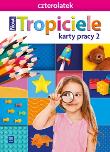 Nowi Tropiciele Czterolatek. Karty pracy cz.2 WSIP. Autor: Beata Gawrońska, Emilia Raczek. Dadada.pl Okładka książki Nowi Tropiciele Czterolatek. Karty pracy cz.2 WSIP