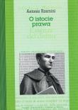 O istocie prawa. Essenza del diritto. Autor: Antonio Rosmini. Dadada.pl Okładka książki O istocie prawa. Essenza del diritto