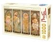 Opakowanie Puzzle 1000 Alfons Mucha, Czas dnia