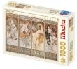 Opakowanie Puzzle 1000 Alfons Mucha, Cztery pory roku