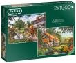 Opakowanie Puzzle 2x1000 Falcon Piękny letni dzień G3