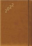 Opakowanie Terminarz 2022 A5 Flex z gumką brązowy