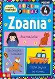 Zdania. Uczę się pisać. Autor: Magda Malicka. Dadada.pl Okładka książki Zdania. Uczę się pisać