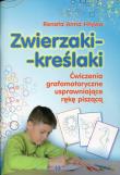 Zwierzaki-kreślaki. Autor: Hływa Renata Anna. Dadada.pl Okładka książki Zwierzaki-kreślaki