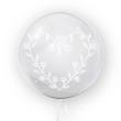 Opakowanie Balon 45cm Serce kwiatowe TUBAN