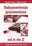 Okładka książki Dokumentacja pracownicza od A do Z