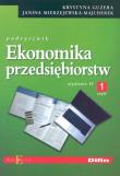 Okładka książki Ekonomika Przedsiębiorstw cz.1 DIFIN