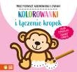 Kolorowanki i łączenie kropek. Moje pierwsze kolorowanki i zabawy. Autor: Opracowanie zbiorowe. Dadada.pl Okładka książki Kolorowanki i łączenie kropek. Moje pierwsze kolorowanki i zabawy