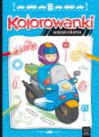Kolorowanki małego chłopca. Autor: Sylwia Kajdana. Dadada.pl Okładka książki Kolorowanki małego chłopca