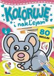 Okładka książki Koloruję i naklejam 4