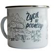 Opakowanie Kubek emaliowany - Życie w podróży!