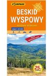 Mapa turystyczna - Beskid Wyspowy 1:50 000 w.2021. Autor:   Praca zbiorowa. Dadada.pl Okładka książki Mapa turystyczna - Beskid Wyspowy 1:50 000 w.2021