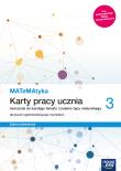 MATeMAtyka LO 3 ZP Karty Pracy 2021 NE. Autor: Dorota Ponczek. Dadada.pl Okładka książki MATeMAtyka LO 3 ZP Karty Pracy 2021 NE