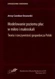 Okładka książki Modelowanie poziomu płac w mikro i makroskali