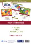Pewny Start Moja codzienność Wiosna, Lato Jesień Zima Karty pracy. Autor: Monika Pouch, Szczęsna Dorota. Dadada.pl Okładka książki Pewny Start Moja codzienność Wiosna, Lato Jesień Zima Karty pracy