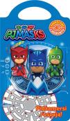 Okładka książki PJ Masks. Zakręcone labirynty. Pidżamersi w akcji