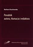 Okładka książki Poradnik autora, tłumacza i redaktora