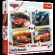 Opakowanie Puzzle 4w1 Do startu, gotowi, start! Cars 3 34608