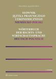 Słownik języka prawniczego i ekonomicznego niemiecko-polski. Autor: Kilian Agnieszka, Kilian Alina. Dadada.pl Okładka książki Słownik języka prawniczego i ekonomicznego niemiecko-polski