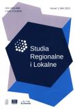 Opakowanie Studia Regionalne i Lokalne 2 (84) 2021