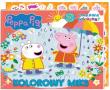 Świnka Peppa. Zabawa w kolory. Kolorowy miks. Autor: Opracowanie zbiorowe. Dadada.pl Okładka książki Świnka Peppa. Zabawa w kolory. Kolorowy miks