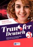 Transfer Deutsch 3 Podręcznik do języka niemieckiego. Autor: Reymont Elżbieta, Sibiga Agnieszka, Jezierska-Wiejak Małgorzata. Dadada.pl Okładka książki Transfer Deutsch 3 Podręcznik do języka niemieckiego