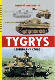 Tygrys Legendarny czołg. Autor: Paul Thomas Anderson. Dadada.pl Okładka książki Tygrys Legendarny czołg