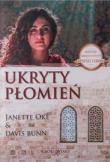 Ukryty płomień. Autor: Oke Janette, Davis Bunn. Dadada.pl Okładka książki Ukryty płomień