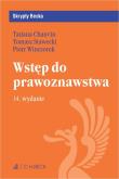 Okładka książki Wstęp do prawoznawstwa