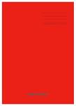 Opakowanie Zeszyt A5/32K kratka PP Red (4szt) NARCISSUS