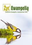 Okładka książki Żyć Ewangelią 2022 Codzienna Ewangelia TW