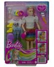 Opakowanie Barbie. Kolorowa fryzura panterka