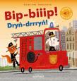 Bip-biiip! Dryń-drrryń!. Autor: Guido van Genechten. Dadada.pl Okładka książki Bip-biiip! Dryń-drrryń!